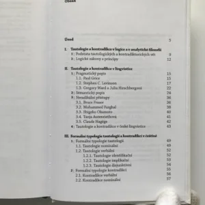Tautologie a kontradikce v češtině, Jana Bílková