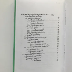 Tautologie a kontradikce v češtině, Jana Bílková