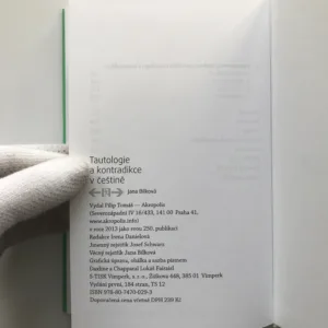 Tautologie a kontradikce v češtině, Jana Bílková