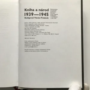Kniha a národ 1939-1945, Václav Poláček