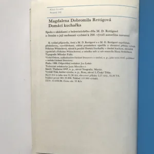 Domácí kuchařka, Magdalena Dobromila Rettigová