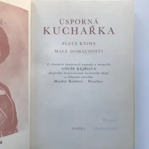 Úsporná kuchařka, Anuše Kejřová