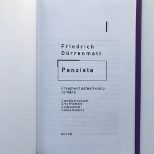 Penzista, Friedrich Dürrrenmatt