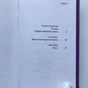 Penzista, Friedrich Dürrrenmatt