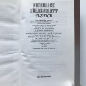Justice, Friedrich Dürrenmatt