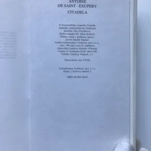 Citadela, Antoine de Saint-Exupéry