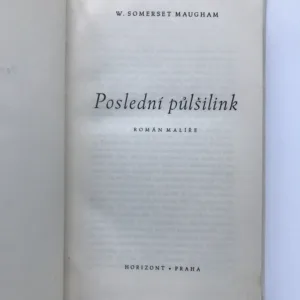 Poslední půlšilink (Román malíře), W. Somerset Maugham