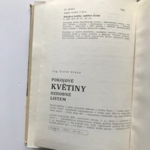 Pokojové květiny ozdobené listem, Karel Hieke