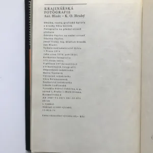 Krajinářská fotografie, Antonín Hinšt, Karel Otto Hrubý