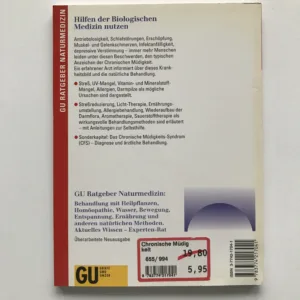 Chronische Müdigkeit natürlich behandeln, Harold Markus