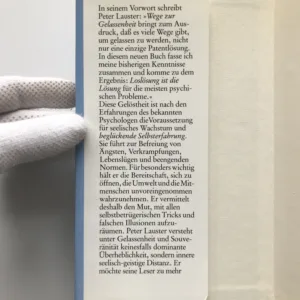 Wege zur Gelassenheit (Die Kunst, souverän zu werden), Peter Lauster