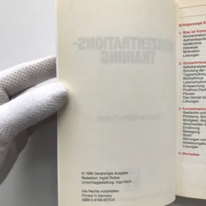 Konzentrationstraining (Mehr Erfolg durch geistige Kraft), Sabine Klöhn-Tuttas