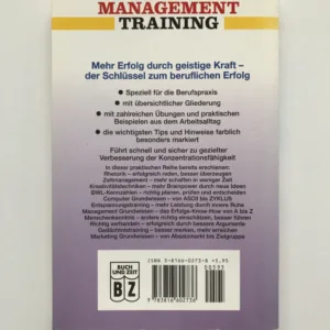 Konzentrationstraining (Mehr Erfolg durch geistige Kraft), Sabine Klöhn-Tuttas