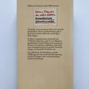 Briefe von Frauen, die zu sehr lieben, Robin Norwood