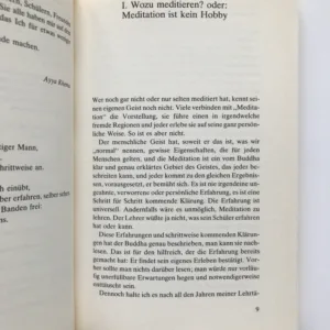 Meditation ohne Geheimnis, Ayya Khema