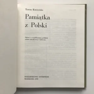 Pamiatka z Polski, Teresa Kuczynska