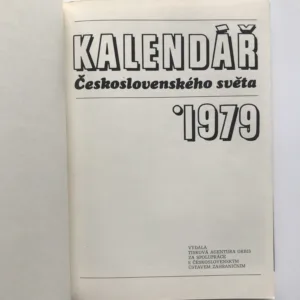Kalendář Československého světa 1979, Hana Vondráčková, kolektiv autorů