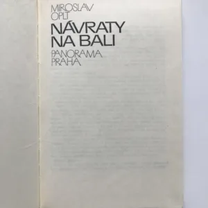 Návraty na Bali, Miroslav Oplt