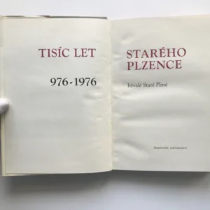 1000 let Starého Plzence (976-1976)