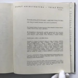 Československá architektura od nejstarší doby po současnost, Oldřich Starý