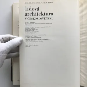 Lidová architektura v Československu, Václav Mencl