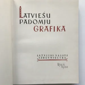 Latviešu padomju grafika / Lotyšská sovětská grafika, K. Berzina