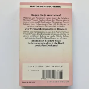 Die Wirksamkeit positiven Denkens, Norman Vincent Peale