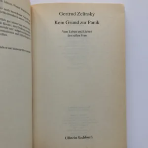 Kein Grund zur Panik (Vom Leben und Lieben der reifen Frau), Gertrud Zelinsky