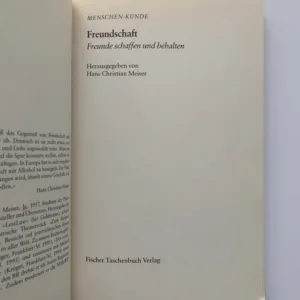 Freundschaft (Freunde schaffen und behalten), Hans Christian Meiser