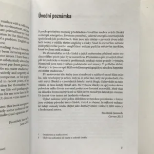 Myslím zeleně, proto volím jádro (Úvahy o energii, životním prostředí a politice), František Janouch