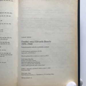 Osudný omyl Edvarda Beneše, Toman Brod