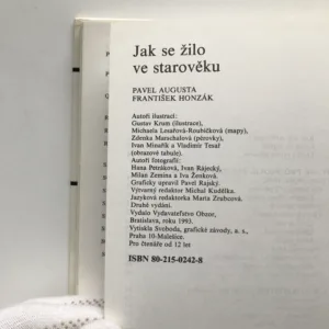 Jak se žilo ve Starověku, Pavel Augusta, František Honzák
