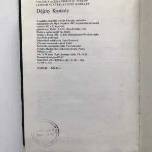 Dějiny Kanady, V. A. Tiškov, L. V. Košelev