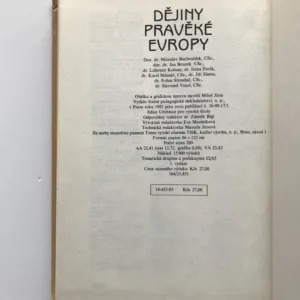 Dějiny pravěké Evropy, Miroslav Buchvaldek