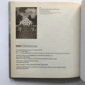 Kuks, Theatrum Fagi, Gottfried B. Hancke, Lubomír Imlauf, Miroslav Podhrázský, Stanislav Bohadlo