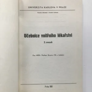 Učebnice vnitřního lékařství (2. svazek), Vladimír Skaunic