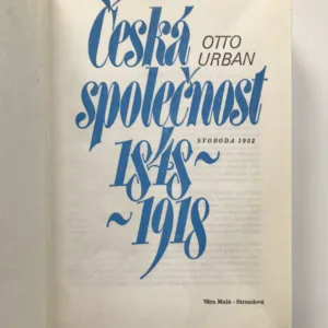 Česká společnost 1848-1918, Otto Urban