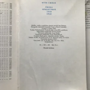 Česká společnost 1848-1918, Otto Urban