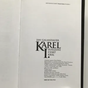 Karel I. (Poslední český král), Jan Galandauer