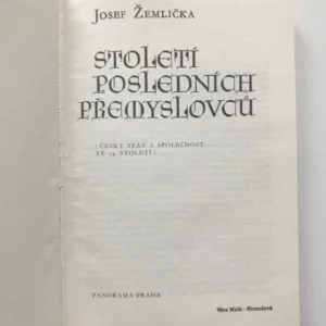 Století posledních Přemyslovců, Josef Žemlička