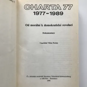 Charta 77 1977-1989, Vilém Prečan