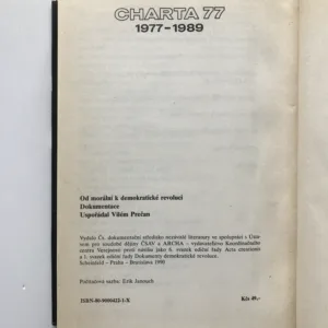 Charta 77 1977-1989, Vilém Prečan