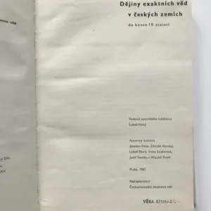 Dějiny exaktních věd v českých zemích do konce 19. století, Luboš Nový