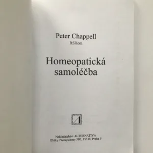 Homeopatická samoléčba, Peter Chappell