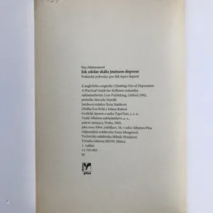 Jak zdolat skálu jménem deprese, Sue Atkinsonová,