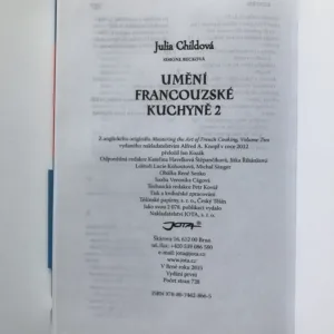 Umění francouzské kuchyně 2, Julia Childová, Simone Becková