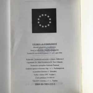 Výchova k evropanství (Sborník příspěvků z konference)