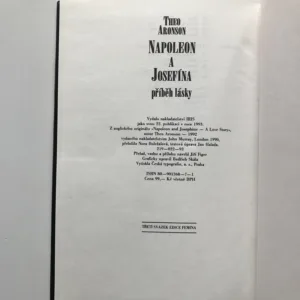 Napoleon a Josefína – Příběh lásky, Theo Aronson