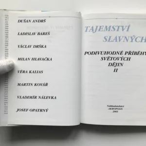 Tajemství slavných – Podivuhodné příběhy světových dějin 1+2