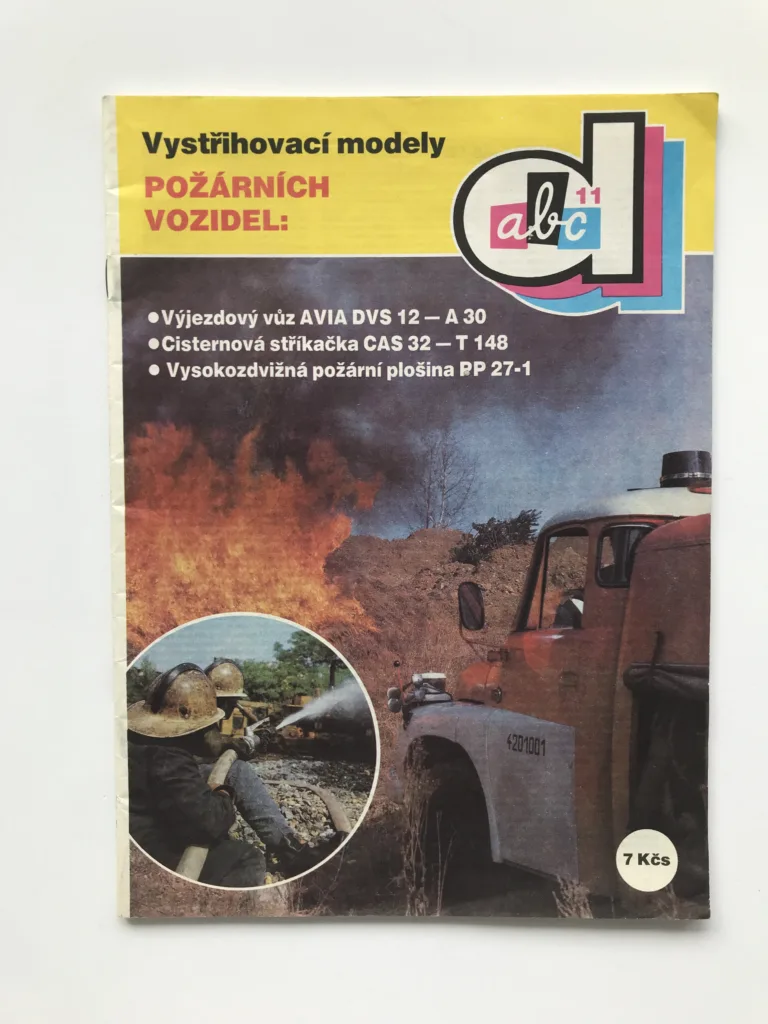 Vystřihovací modely požárních vozidel (ABC, č. 11)